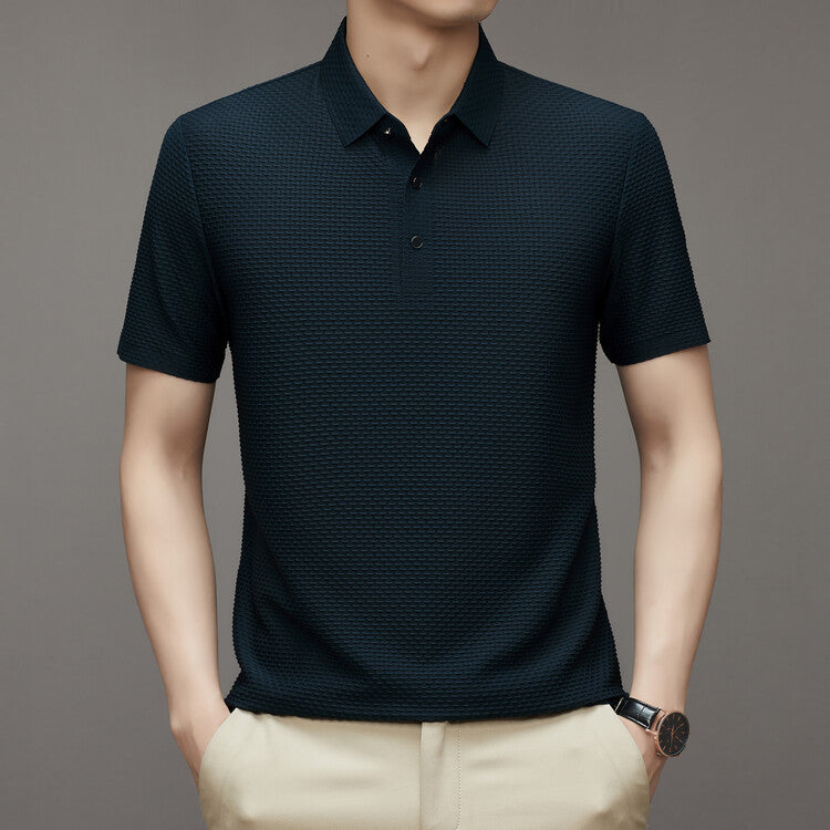 SAMATO™ | Luxe herenpoloshirt met ademende stof