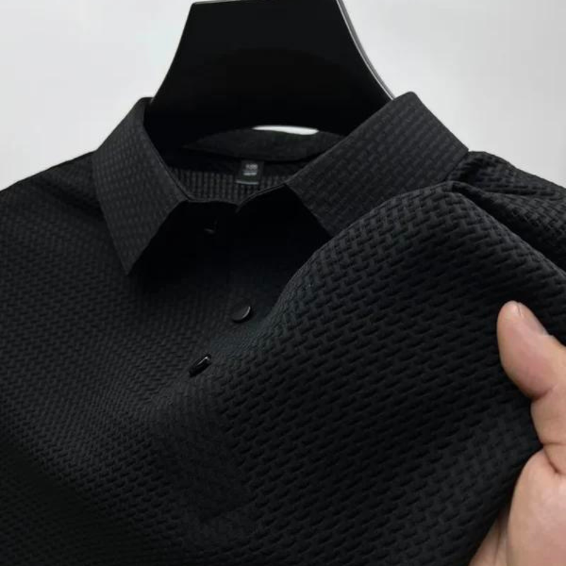 SAMATO™ | Luxe herenpoloshirt met ademende stof